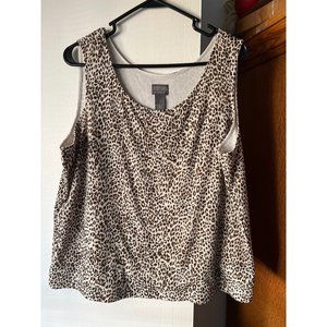 Chico’s Brand Additions Size 3 Cheetah Tank Top